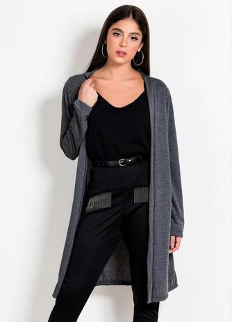 cardigan feminino comprido