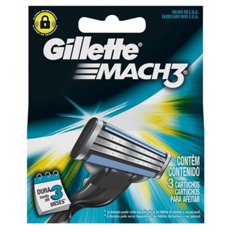 Carga barbear gillette mach3 c/3 regular - Sem marca é boa?