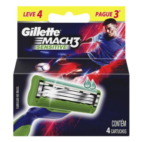 Carga barbear gillette mach3 sensitive l4p3 futebol unit - Gillette mach 3 é boa?