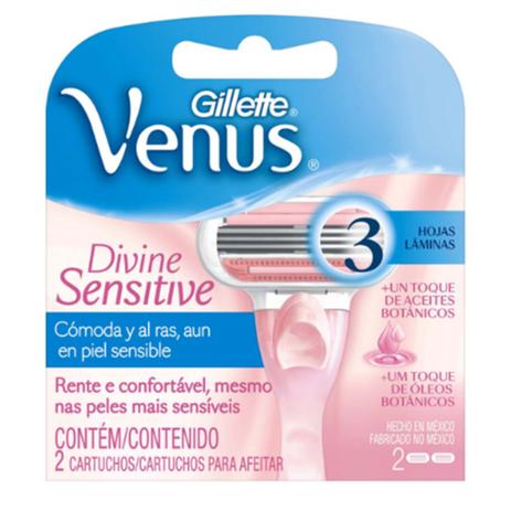 Carga depilatória gillette venus 3 c/2 divine - Sem marca Menor preço em Carga depilatória gillette venus 3 c/2 divine - Sem marca