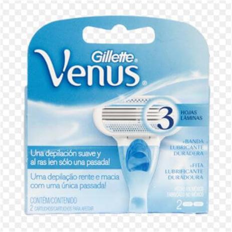 Carga depilatória gillette venus 3 femina c/2 - Sem marca Menor preço em Carga depilatória gillette venus 3 femina c/2 - Sem marca