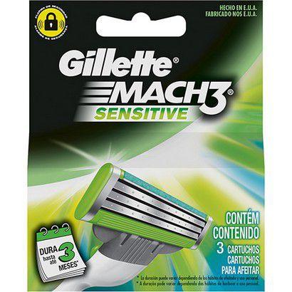 Carga Gillette Mach3 Sensitive - 4 unidades - Procter é ruim? Carga Gillette Mach3 Sensitive - 4 unidades - Procter é boa?