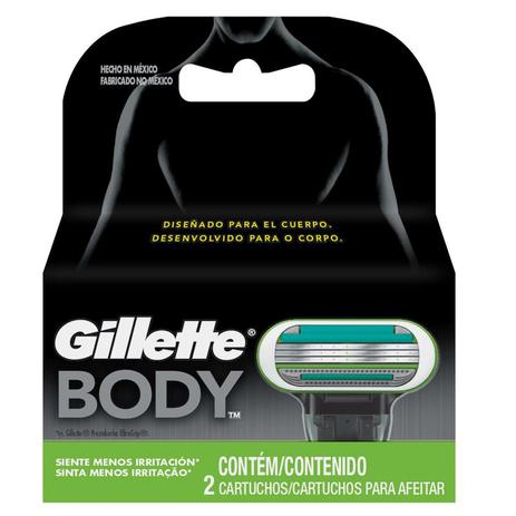Carga para Aparelho Depilador Gillette Body 2 Unidades Menor preço em Carga para Aparelho Depilador Gillette Body 2 Unidades