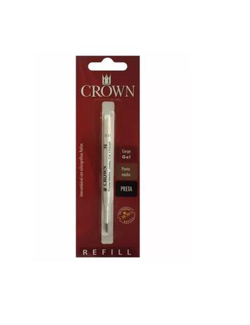 Carga Refil Caneta Esfero Preta Crown Tipo Parker 17004p Gel é boa?