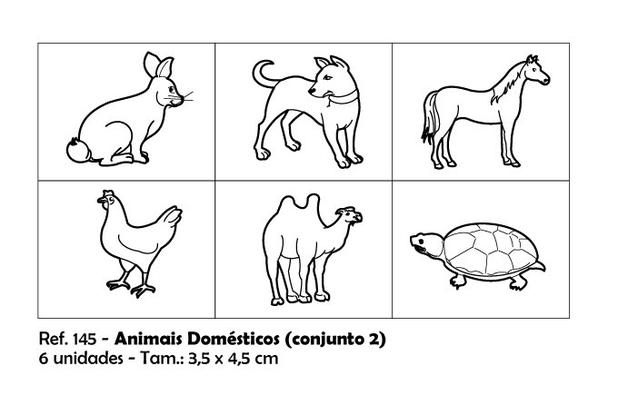 Carimbos Pedagógicos Animais Domésticos 3 5x4 5cm Conjunto 2 - Jottplay Menor preço em Carimbos Pedagógicos Animais Domésticos 3 5x4 5cm Conjunto 2 - Jottplay