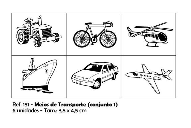 Carimbos Pedagógicos Meios De Transporte 3 5x4 5cm Conjunto 1 - Jottplay Menor preço em Carimbos Pedagógicos Meios De Transporte 3 5x4 5cm Conjunto 1 - Jottplay