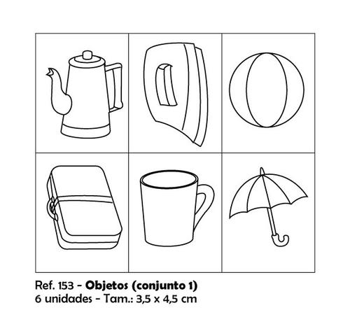 Carimbos Pedagógicos Objetos 3 5x4 5cm Conjunto 1 - Jottplay Menor preço em Carimbos Pedagógicos Objetos 3 5x4 5cm Conjunto 1 - Jottplay