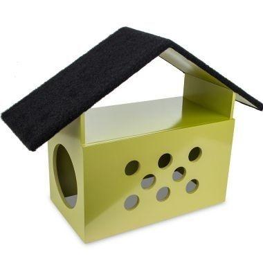 Carlu Pet House Arranhador Little House Dourado Menor preço em Carlu Pet House Arranhador Little House Dourado