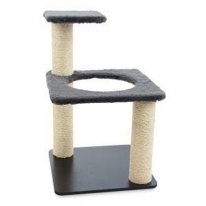 Carlu Pet House Arranhador Ring Cinza Menor preço em Carlu Pet House Arranhador Ring Cinza