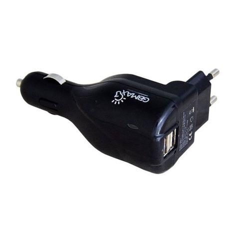 Carregador 2 em 1 Parede e veicular Gbmax Menor preço em Carregador 2 em 1 Parede e veicular Gbmax