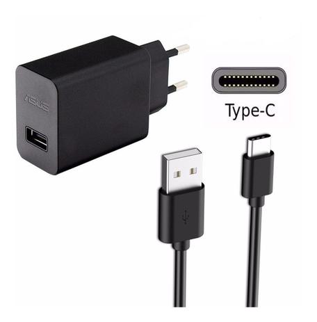 Carregador Asus Turbo 3.0 Original 30W + Cabo Tipo-C Zenfone (Preto) Menor preço em Carregador Asus Turbo 3.0 Original 30W + Cabo Tipo-C Zenfone (Preto)