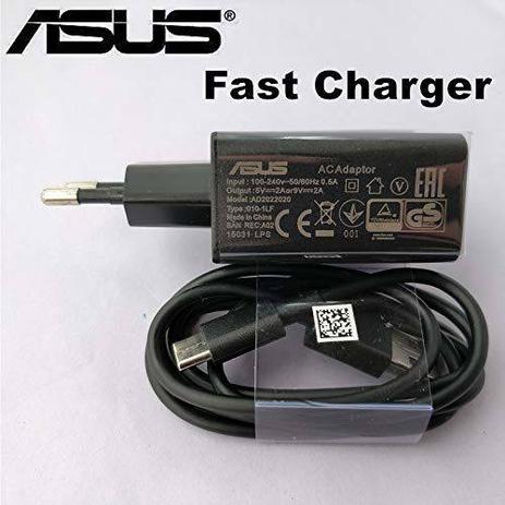 Carregador Asus Turbo Power + 1 Cabo v8 Original - Preto Menor preço em Carregador Asus Turbo Power + 1 Cabo v8 Original - Preto