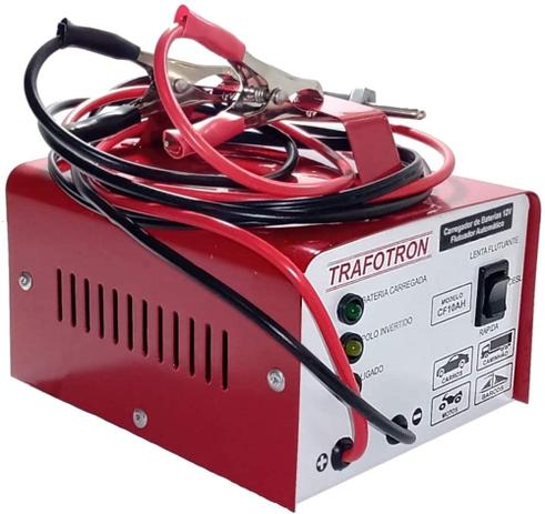 Carregador Automotivo Bateria 12v 10ah Carro Moto Flutuante e carga rapida - trafotron Menor preço em Carregador Automotivo Bateria 12v 10ah Carro Moto Flutuante e carga rapida - trafotron