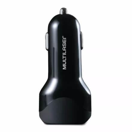 Carregador Automotivo Concept 2 Portas Usb Quick Charger - Multilaser Menor preço em Carregador Automotivo Concept 2 Portas Usb Quick Charger - Multilaser