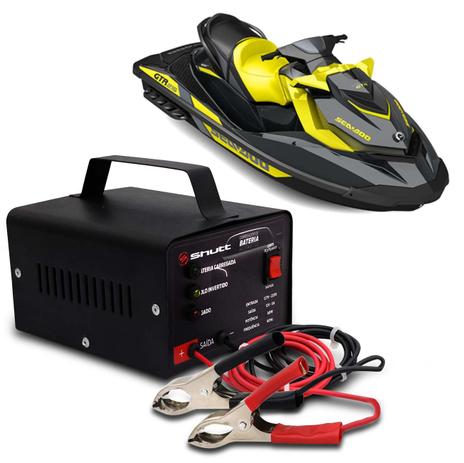 Carregador Bateria Automotivo Para Jet Ski Shutt Bivolt 12V 5A 60W Led Indicador Auxiliar Partida Menor preço em Carregador Bateria Automotivo Para Jet Ski Shutt Bivolt 12V 5A 60W Led Indicador Auxiliar Partida