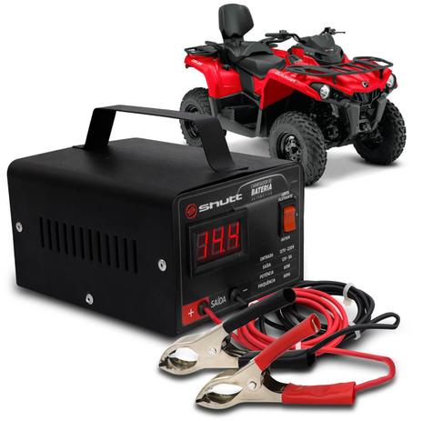Carregador Bateria Automotivo Para Quadriciclo Shutt Bivolt 12V 5A 60W Com Voltímetro Digital Menor preço em Carregador Bateria Automotivo Para Quadriciclo Shutt Bivolt 12V 5A 60W Com Voltímetro Digital