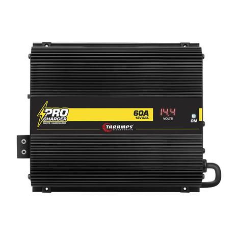 Carregador Bateria Taramps Procharger 60a Bivolt Automático - Taramp's Menor preço em Carregador Bateria Taramps Procharger 60a Bivolt Automático - Taramp's