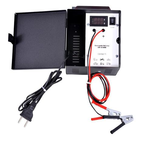 Carregador Baterias Automotivo Lento Rápido 12V 10Ah 110V - Maleta - Center-ti Menor preço em Carregador Baterias Automotivo Lento Rápido 12V 10Ah 110V - Maleta - Center-ti