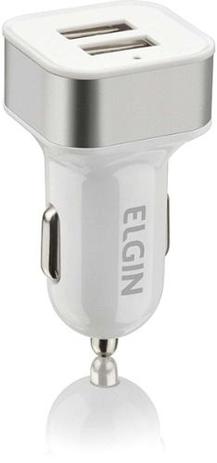Carregador Celular Veicular ADAPT USB C/02 ENT.12V BIV ELGIN Menor preço em Carregador Celular Veicular ADAPT USB C/02 ENT.12V BIV ELGIN