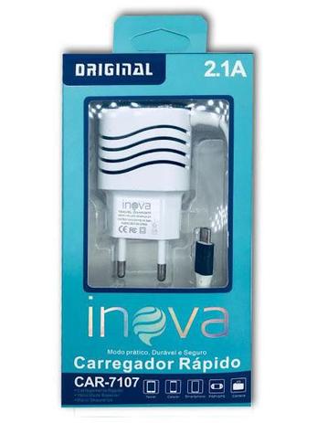 Carregador de Celular Inova Padrão Android Menor preço em Carregador de Celular Inova Padrão Android