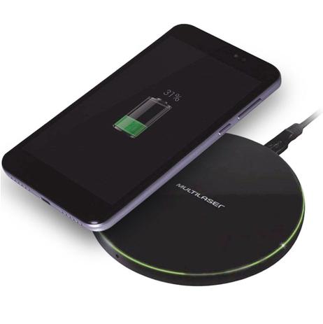 Carregador de Celular Sem Fio Wireless Ultra Rápido 10W Multilaser CB130 Preto é boa?