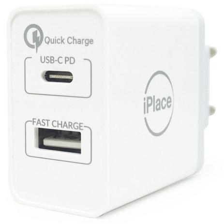 Carregador de Parede iPlace, USB 2.4 / USB-C, Branco é boa?