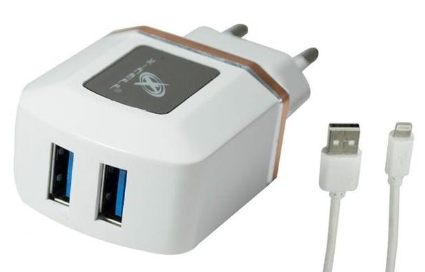 Carregador de parede universal com 2 entradas USB Rosa XC-IPH5/6-UR.8 - X-cell é boa?