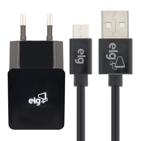 Carregador de Parede Universal USB + Cabo Micro USB KT510WC - Elg Menor preço em Carregador de Parede Universal USB + Cabo Micro USB KT510WC - Elg