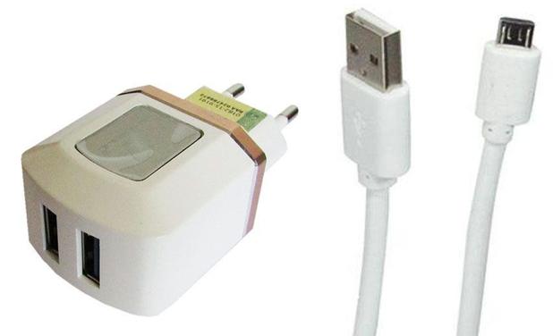 Carregador de parede universal V8 micro usb com 2 entradas USB Rosa XC-V8-UR.7 - X-cell é boa?