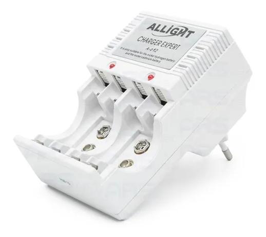 Carregador De Pilha Aa Aaa Bateria 9v Recarregável Bivolt - Allight Menor preço em Carregador De Pilha Aa Aaa Bateria 9v Recarregável Bivolt - Allight