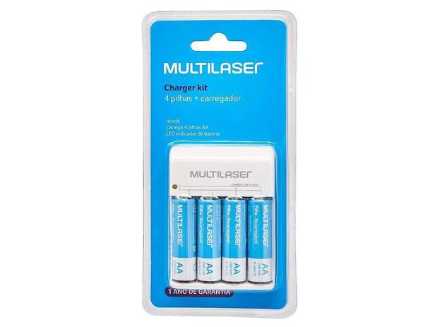 Carregador De Pilhas Bivolt Multilaser + 4 Pilhas AA Recarregavel Incluso - MULTILAZER é boa?