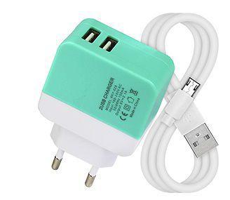 Carregador de tomada bivolt com 2 saídas usb + cabo usb x v8 2,1a turbo dual - Royal eletronic Menor preço em Carregador de tomada bivolt com 2 saídas usb + cabo usb x v8 2,1a turbo dual - Royal eletronic