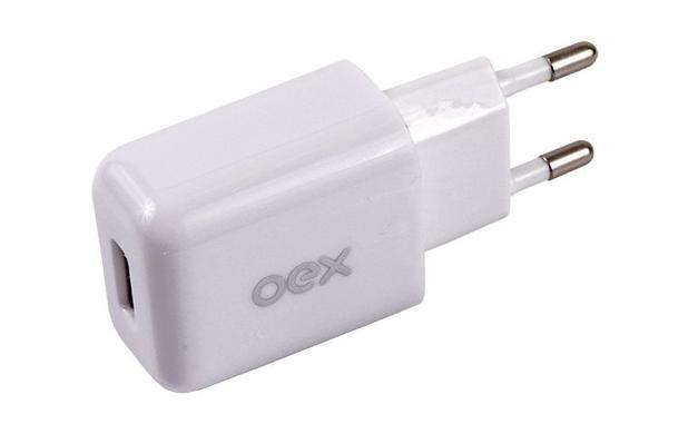 Carregador de Tomada OEX CG200 Branco Menor preço em Carregador de Tomada OEX CG200 Branco
