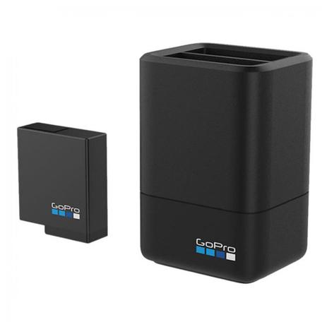 Carregador Duplo GoPro 5-8 Black + Bateria Original GoPro Usb Menor preço em Carregador Duplo GoPro 5-8 Black + Bateria Original GoPro Usb