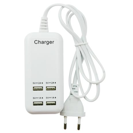 Carregador HUB USB 4 Portas - Generico Menor preço em Carregador HUB USB 4 Portas - Generico