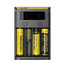 Carregador inteligente de pilhas / Baterias Nitecore New i4 Menor preço em Carregador inteligente de pilhas / Baterias Nitecore New i4