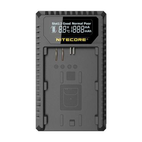 Carregador inteligente Nitecore UCN1 para Baterias Canon - LP-E6/LP-E6N and LP-E8 Menor preço em Carregador inteligente Nitecore UCN1 para Baterias Canon - LP-E6/LP-E6N and LP-E8