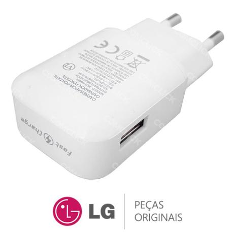 Carregador LG Fast Charge MCS-H06BR 1,8A Branco Celular / Smartphone Menor preço em Carregador LG Fast Charge MCS-H06BR 1,8A Branco Celular / Smartphone