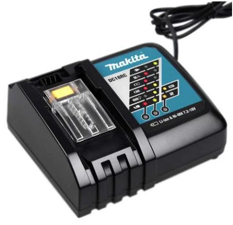 Carregador Makita de Baterias de Lítio 18V e 14.4V DC18RC-127V é boa?