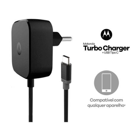 Carregador Motorola Turbo Power Para Moto X4, Z Play, Z2 Play, Z2 Force Quick 3.0 Tipo C - Infornet Menor preço em Carregador Motorola Turbo Power Para Moto X4, Z Play, Z2 Play, Z2 Force Quick 3.0 Tipo C - Infornet