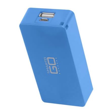 Carregador Multilaser Smartogo Power Bank 4000mah Azul Menor preço em Carregador Multilaser Smartogo Power Bank 4000mah Azul
