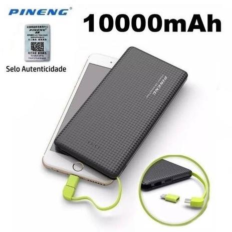 Carregador Original Pineng Power Bank Slim 10000 Mah Pn951 Menor preço em Carregador Original Pineng Power Bank Slim 10000 Mah Pn951
