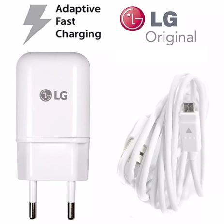 Carregador Original Turbo Fast MCS-H06BR LG G4 Stylus 1,8MAH + Cabo Usb Original 1 Metro Branco Lg / Anatel Menor preço em Carregador Original Turbo Fast MCS-H06BR LG G4 Stylus 1,8MAH + Cabo Usb Original 1 Metro Branco Lg / Anatel
