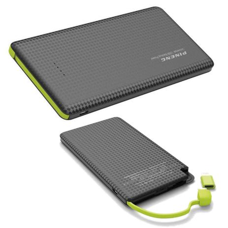 Carregador para Celular Portátil Power Bank Pineng V8 e Lightning Menor preço em Carregador para Celular Portátil Power Bank Pineng V8 e Lightning