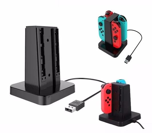 Carregador Para Joy-con Charge Stand Nintendo Switch 4in1 - Oivo Menor preço em Carregador Para Joy-con Charge Stand Nintendo Switch 4in1 - Oivo