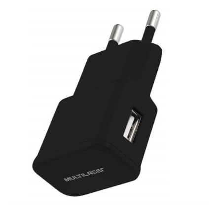 Carregador Parede/Tomada Smartogo USB - Multilaser Menor preço em Carregador Parede/Tomada Smartogo USB - Multilaser