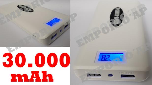 Carregador Portátil 30.000 mah, Carregador Universal Celular Bateria Portátil para Tablet Ipad Iphone Smartphone 30000mah - Power bank Menor preço em Carregador Portátil 30.000 mah, Carregador Universal Celular Bateria Portátil para Tablet Ipad Iphone Smartphone 30000mah - Power bank