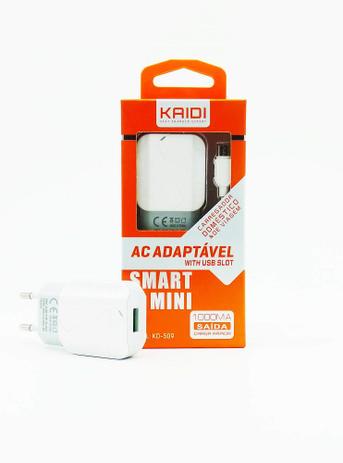 Carregador Portátil De Parede Carga Rápida USB Micro USB V8 Kaidi Menor preço em Carregador Portátil De Parede Carga Rápida USB Micro USB V8 Kaidi