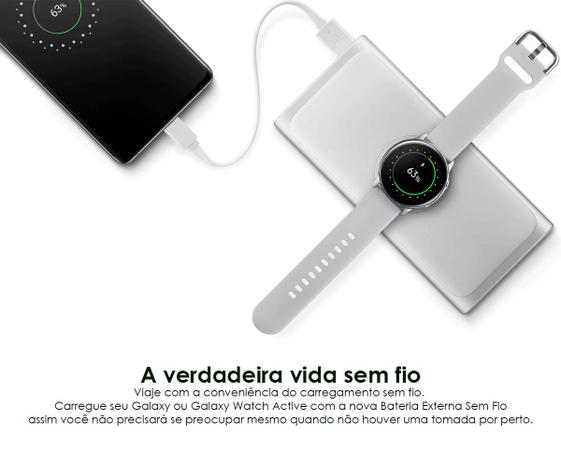 Carregador Portátil Fast Charge Samsung Bateria Externa Indução 10000mah Sem Fio Powerbank Original Menor preço em Carregador Portátil Fast Charge Samsung Bateria Externa Indução 10000mah Sem Fio Powerbank Original