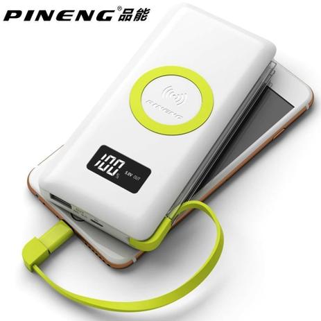 Carregador Portátil Pineng PN888 10000mah Turbo QC 3.0 Tecnologia Wireless Qi Up Case Menor preço em Carregador Portátil Pineng PN888 10000mah Turbo QC 3.0 Tecnologia Wireless Qi Up Case